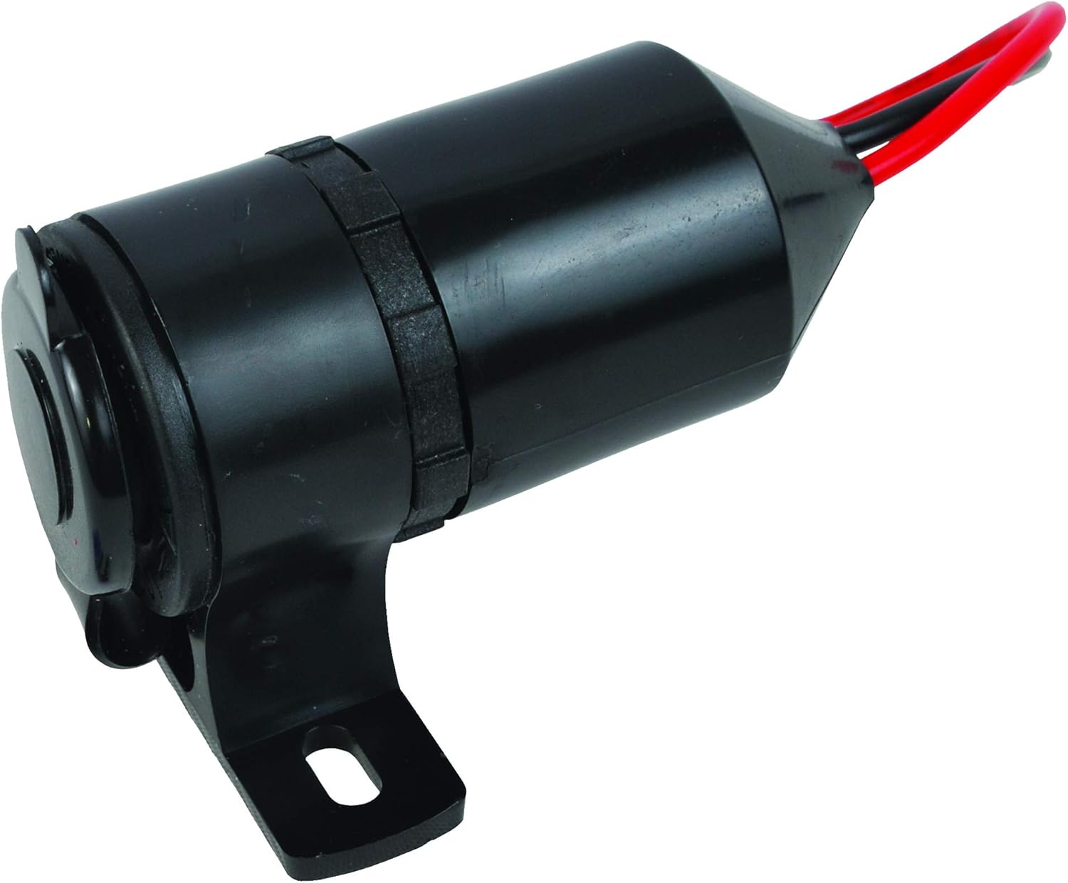 Attwood 11862-6 Universal 12V Cigarette Lighter Adapter Socket Outlet for Marine/RV with Mounting Kit, Black