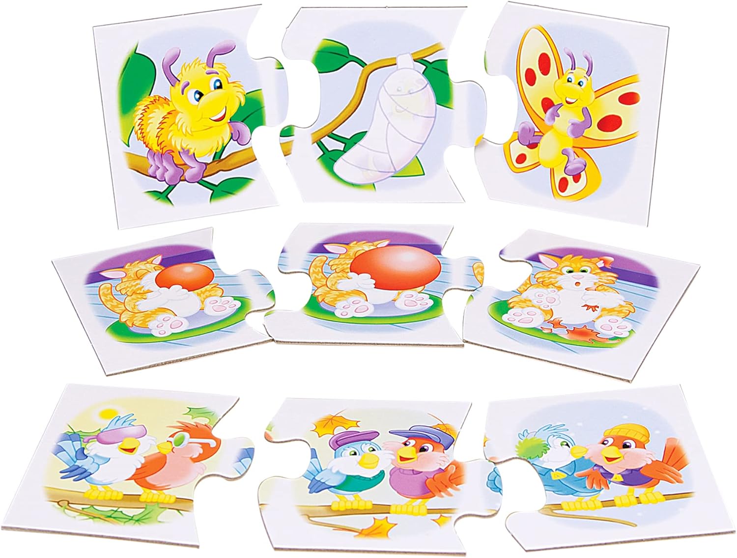 Carson Dellosa What Happens Next Picture Sequence for Kids Games, 3-Scene Sequencing Puzzles