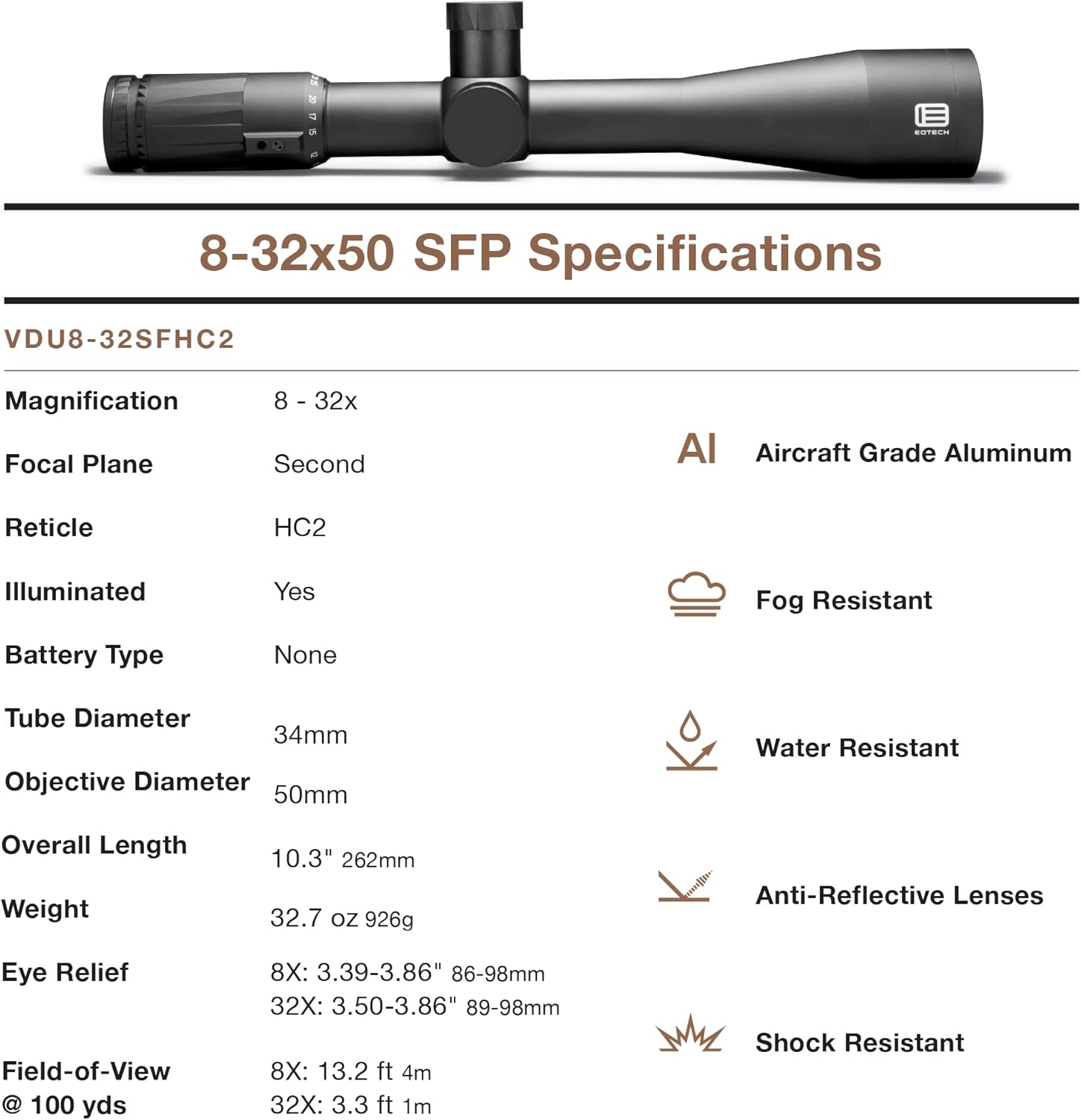 EOTECH Vudu Precision Rifle Scope