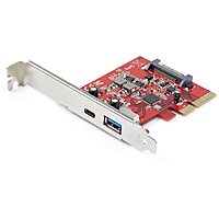 StarTech.com 2-Port 10Gbps USB-A & USB-C PCIe Card - USB 3.2 Gen 2 PCIe Type C/A Host Controller Card - PEXUSB311AC3