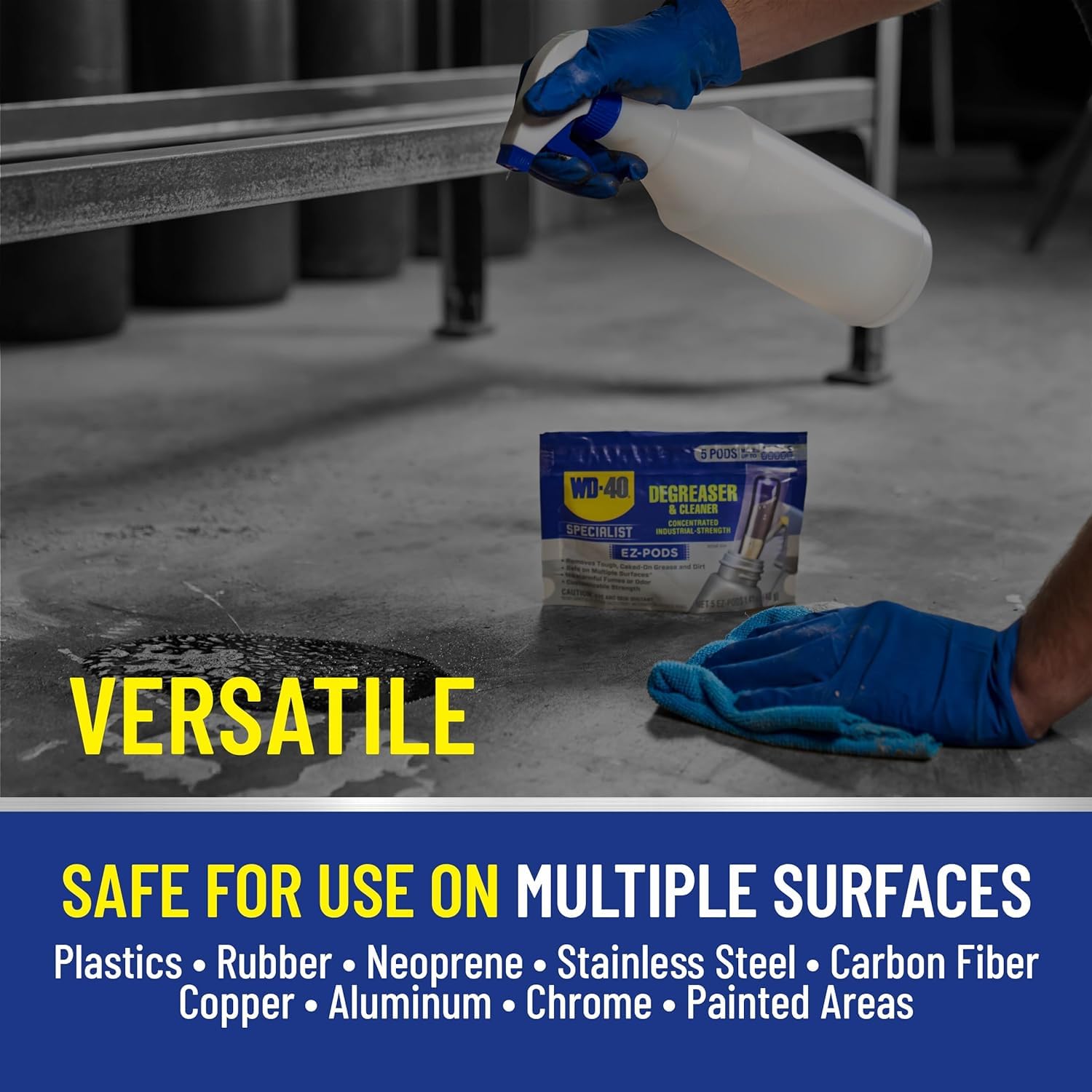 WD-40 Specialist Degreaser and Cleaner EZ-PODS Unscented Customizable Industrial-Strength Concentrate