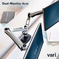 VARI VESA Monitor Arm - Adjustable Desk Mount with 360° Rotation