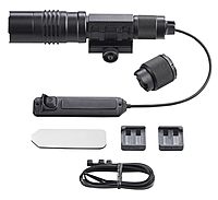 Streamlight 88090 ProTac Rail-Mount HL-X USB 1000-Lumen Rechargeable Multi-Fuel Weapon Light with Integrated Red Aiming Beam, Remote Switch, Tail Switch, and Clips, Black
