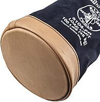 Klein Tools 5104FR Canvas Bucket, Flame-Resistant Tool Bucket Made of No. 4 Canvas, with Double-Reinforced Bottom