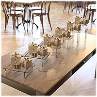 Azar Displays Deluxe Acrylic Monitor Riser Display, Clear