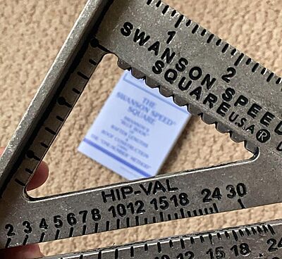 SWANSON Tool Co S0101 7 Inch Speed Square, Blue 7" Speed Square