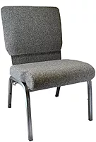 Flash Furniture Advantage Padded Church Chair with Card Pocket, Commercial Upholstered Banquet Chair with Ganging Devices