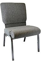 Flash Furniture Advantage Padded Church Chair with Card Pocket, Commercial Upholstered Banquet Chair with Ganging Devices