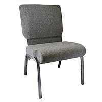 Flash Furniture Advantage Padded Church Chair with Card Pocket, Commercial Upholstered Banquet Chair with Ganging Devices