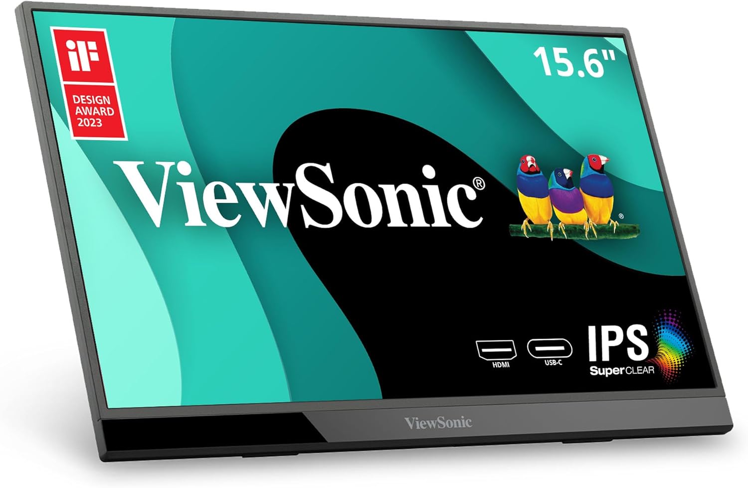 ViewSonic VX1655 15.6 inch Portable Monitor USB-C Mini-HDMI