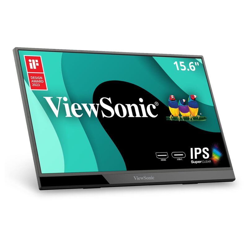 ViewSonic VX1655 15.6 inch Portable Monitor USB-C Mini-HDMI