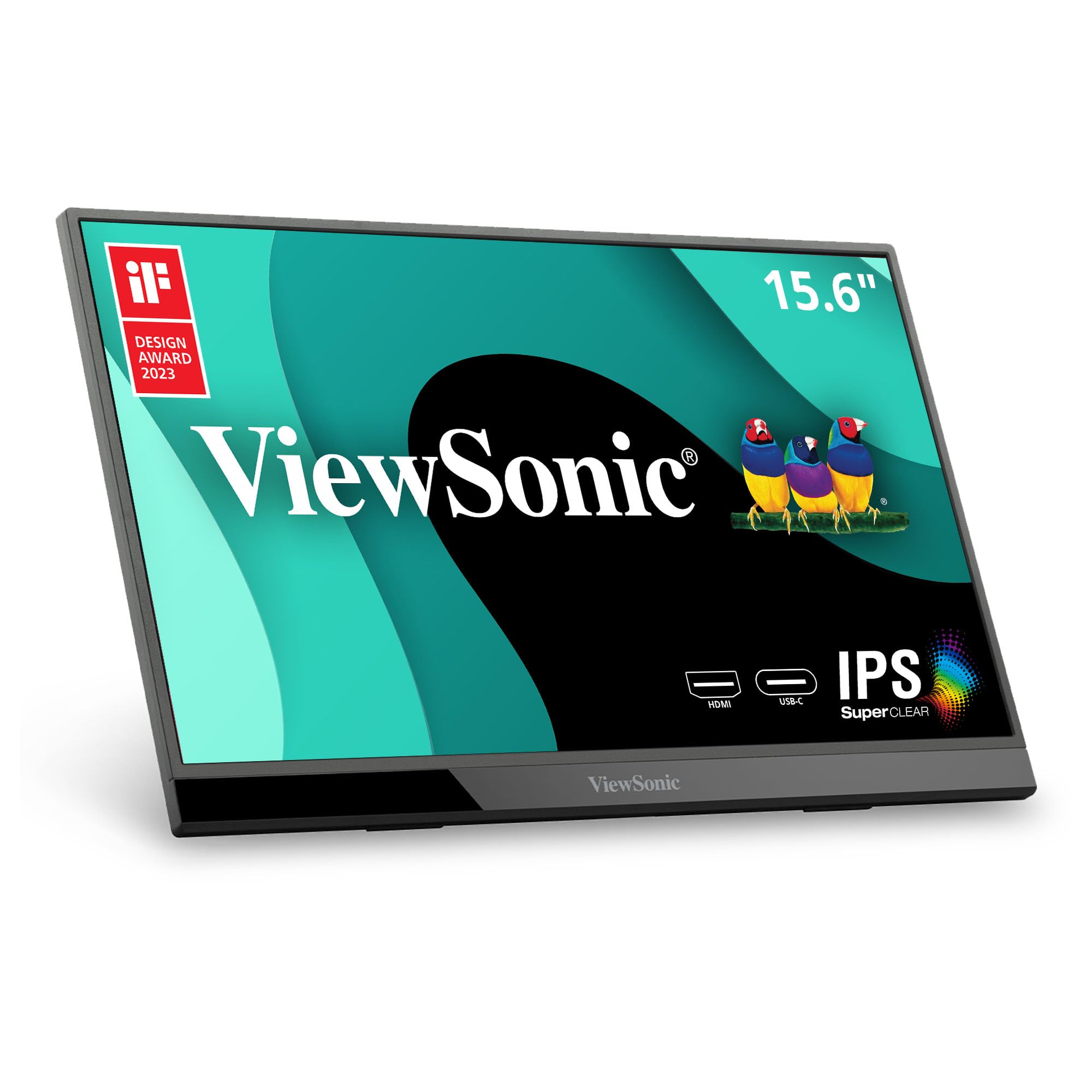 ViewSonic VX1655 15.6 inch Portable Monitor USB-C Mini-HDMI