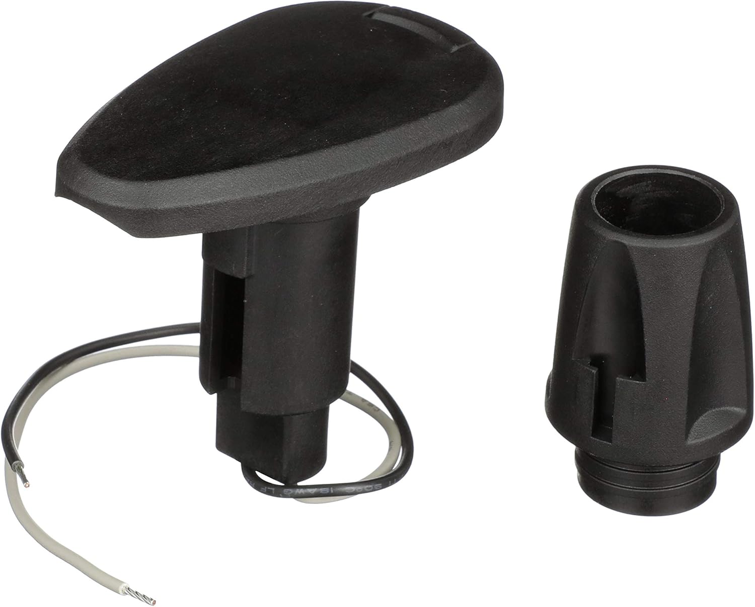 Attwood 910T2PB-7 LightArmor™ 910R Series Teardrop Plug-in Light Base — for All-Around Pole Light, 2-Pin