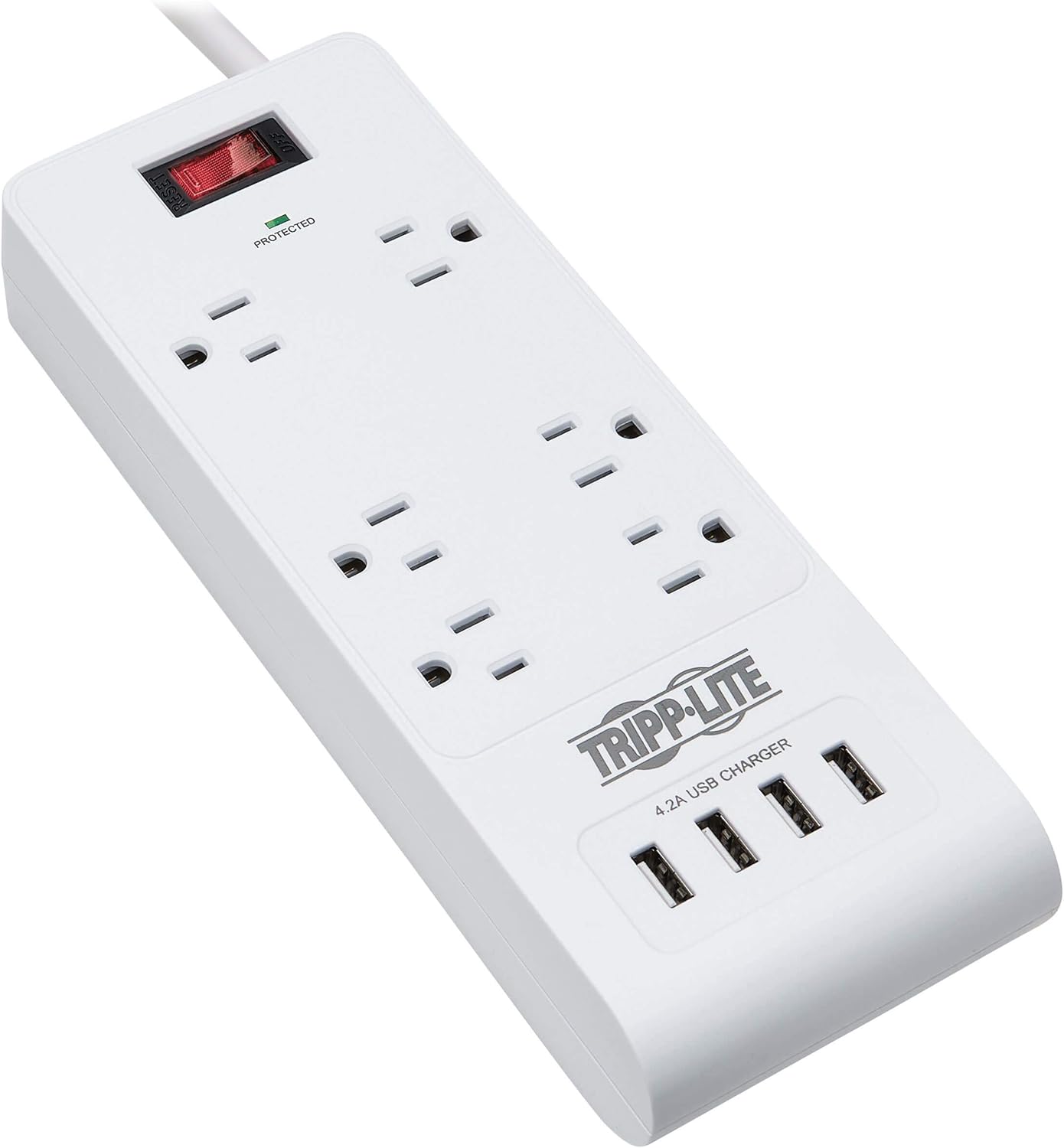 Tripp Lite Surge Protector Power Strip with USB Charging
