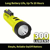 Nightstick XPP-5422GX Intrinsically Safe Dual-Light Flashlight, Green/Black