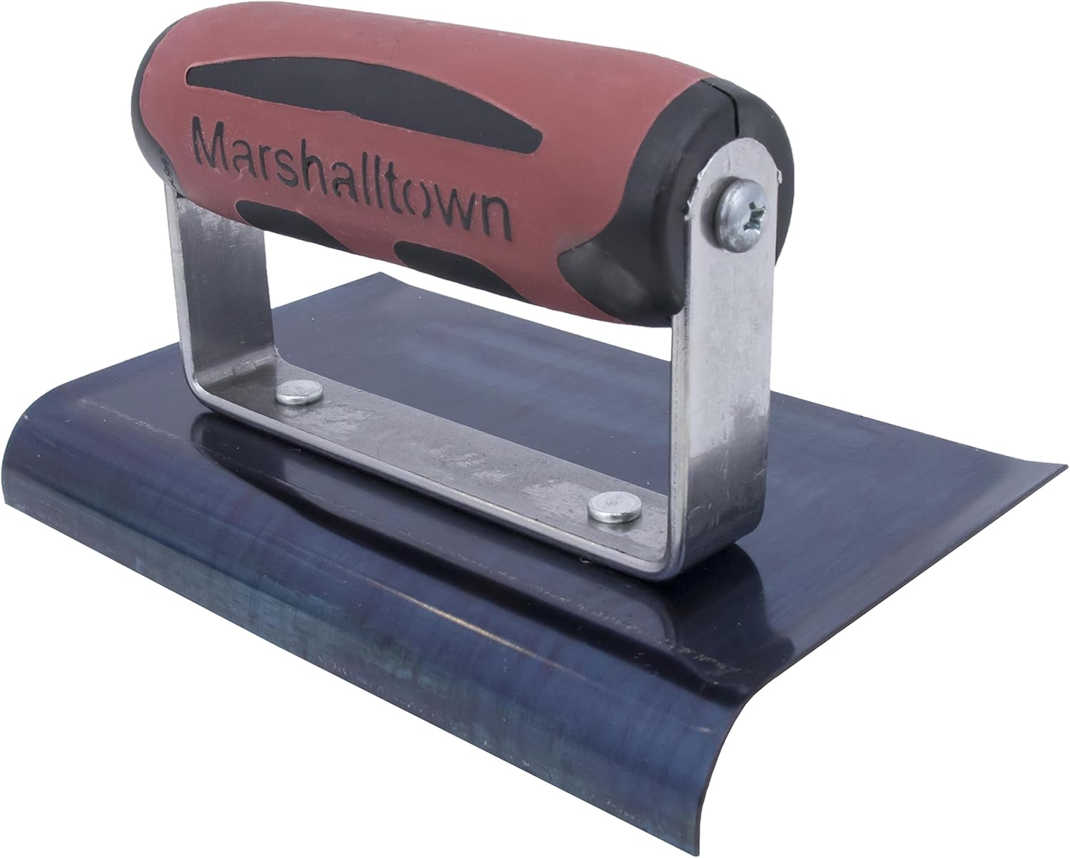 MARSHALLTOWN Curved Concrete Edger, 6 x 4 Blue Steel Blade, 5/8 Lip x 1/2 Radius, Made In The USA, 138BD 6 x 4 x 5/8 x 1/2