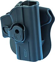 CALDWELL OWB Molded Retention Holsters with Heavy Duty Poly Construction, Adjustable Positioning and Paddle Clip