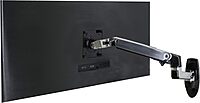 Ergotron – LX Single Monitor Arm, VESA Wall Mount – for Monitors Up to 34 Inches, 7 to 25 lbs – Polished Aluminum Polished Aluminum LX Wall Arm