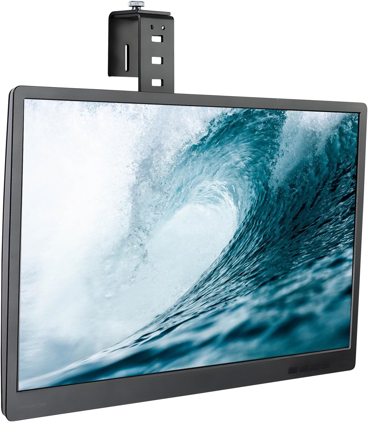 Mount-It! Cubicle Monitor Mount Hanger Attachment, Hanging Height Adjustable VESA Bracket for a 17" to 32" Screen