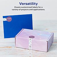 AVERY Glossy White Lollipop Labels, Sure Feed Technology, 1" x 4"