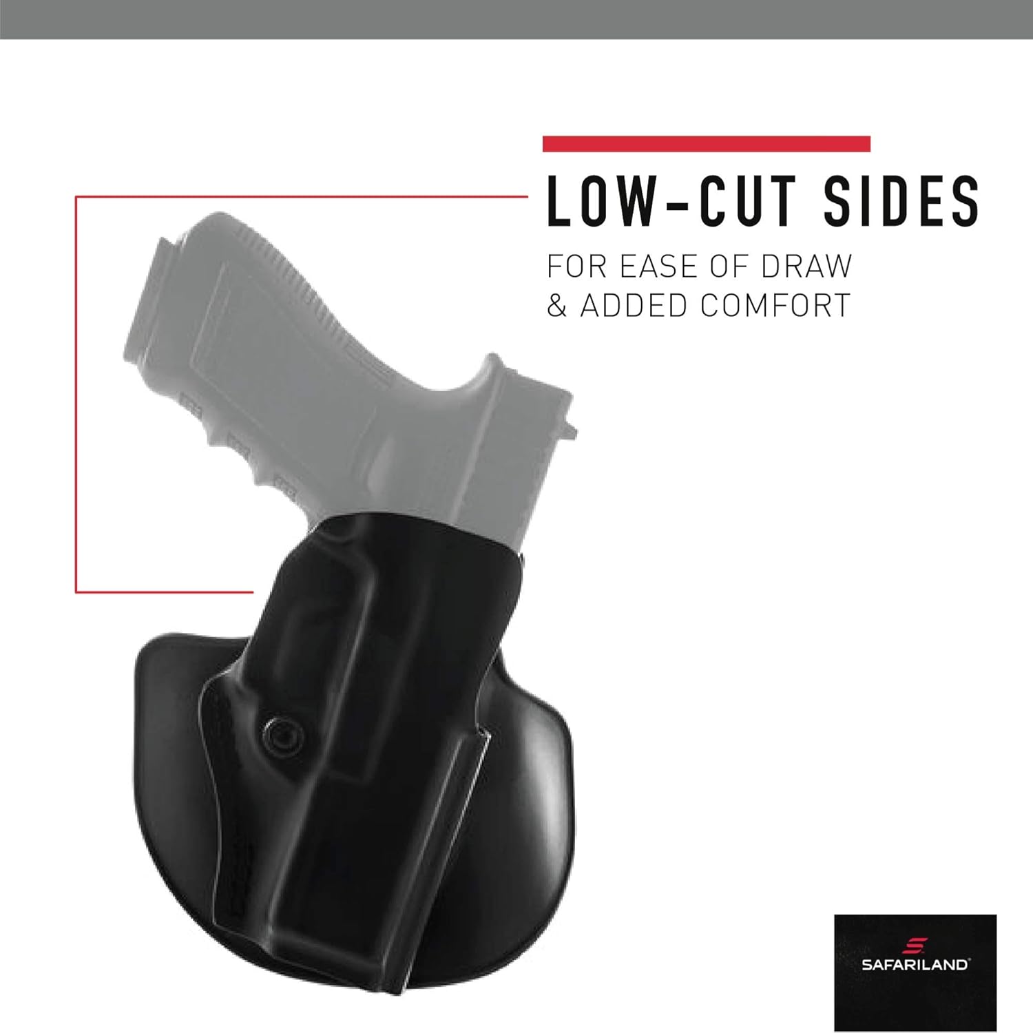 Safariland 5198 Open Top Paddle/Belt Holster