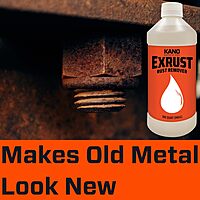 KROIL Kano Exrust Industrial Strength Rust Remover (Liquid-16oz Bottle-Single) | Penetrating Rust Removal for Steel