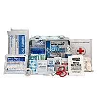 First Aid Only 90755 ANSI A 2015 and OSHA Compliant First Aid Kit, 10-Person Emergency First Aid Kit for Business, Home, Car