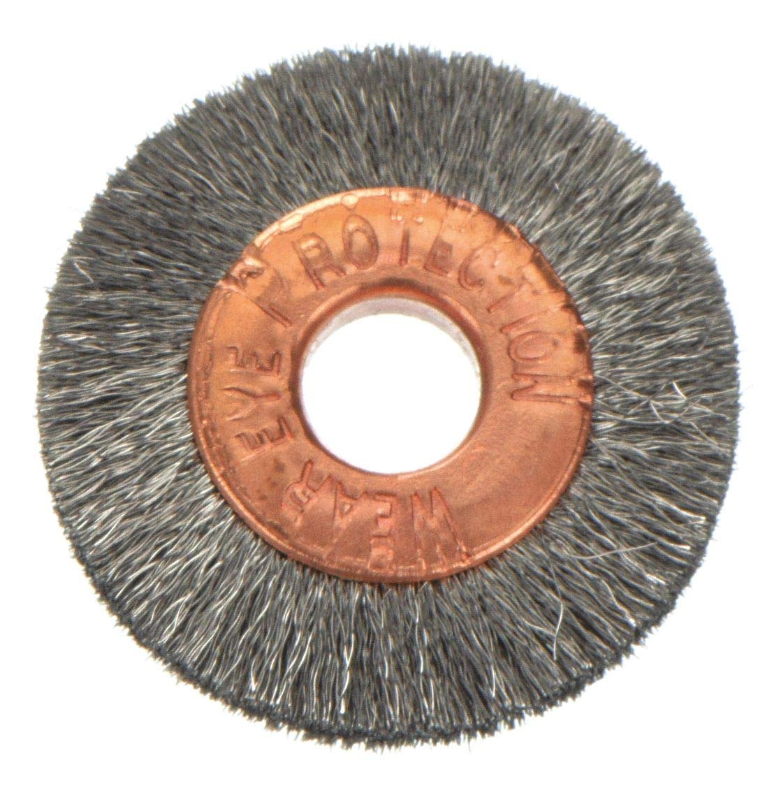 WEILER Scratch Brush, 3 Rows, 19 Columns, Stainless Steel