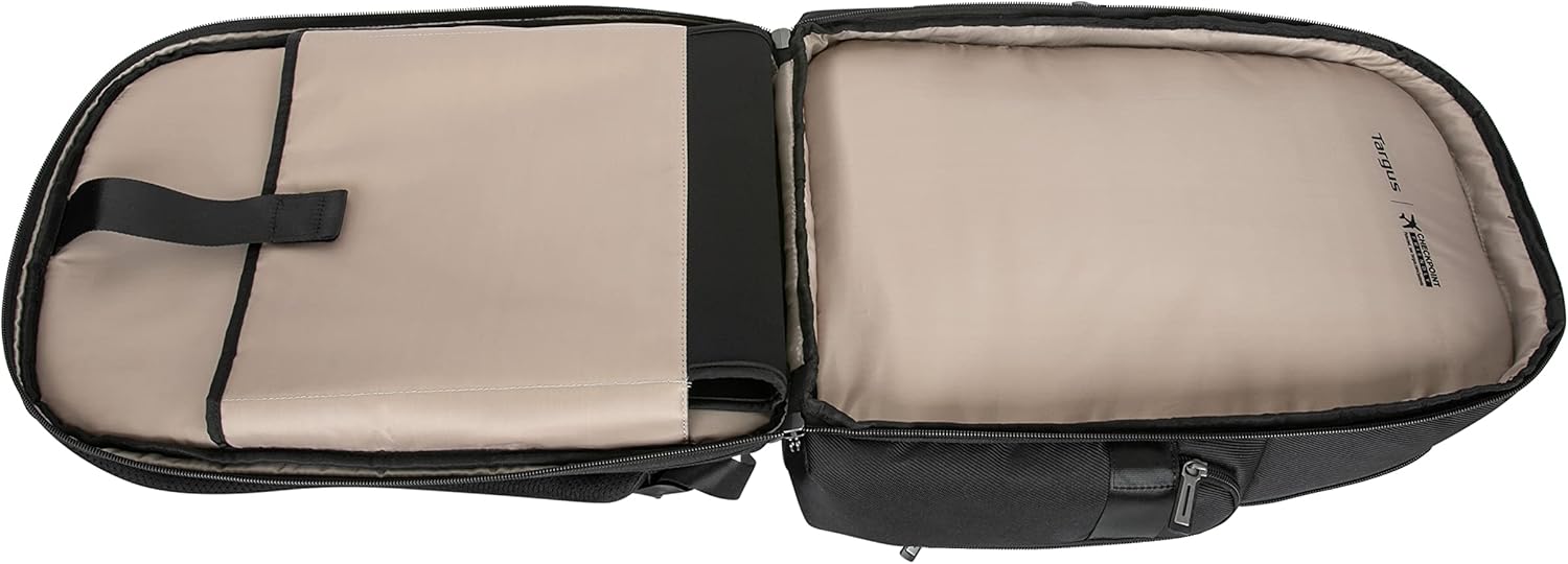 Targus Mobile Elite TBB617GL Carrying Case (Backpack) for 15" to 16" Notebook - Black - TAA Compliant 19.3"x14.2"x6.7"