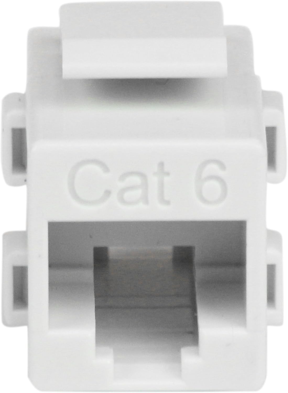 StarTech.com White Cat 6 RJ45 Keystone Jack Network Coupler F/F - RJ45 Coupler - Cat6 Coupler