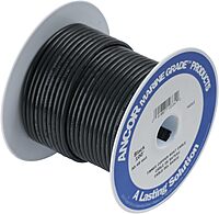Ancor 119005 Tinned Copper Battery Cable, 4/0 AWG (103mm2), Black - 50ft