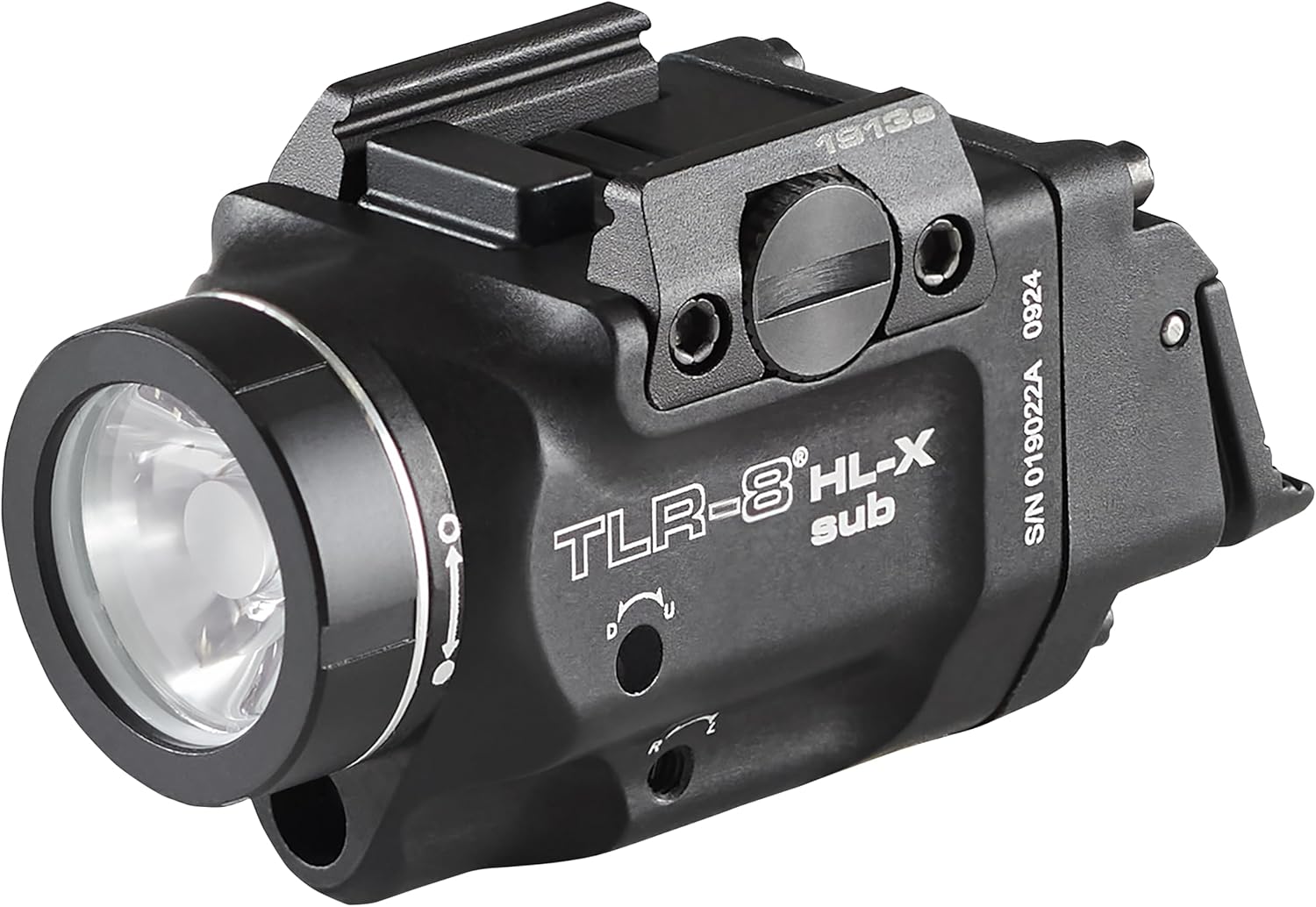 Streamlight 69468 TLR-8 HL-X sub USB 1000-Lumen Weapon Rail-Mounted Rechargeable Tactical Flashlight with Integrated Red