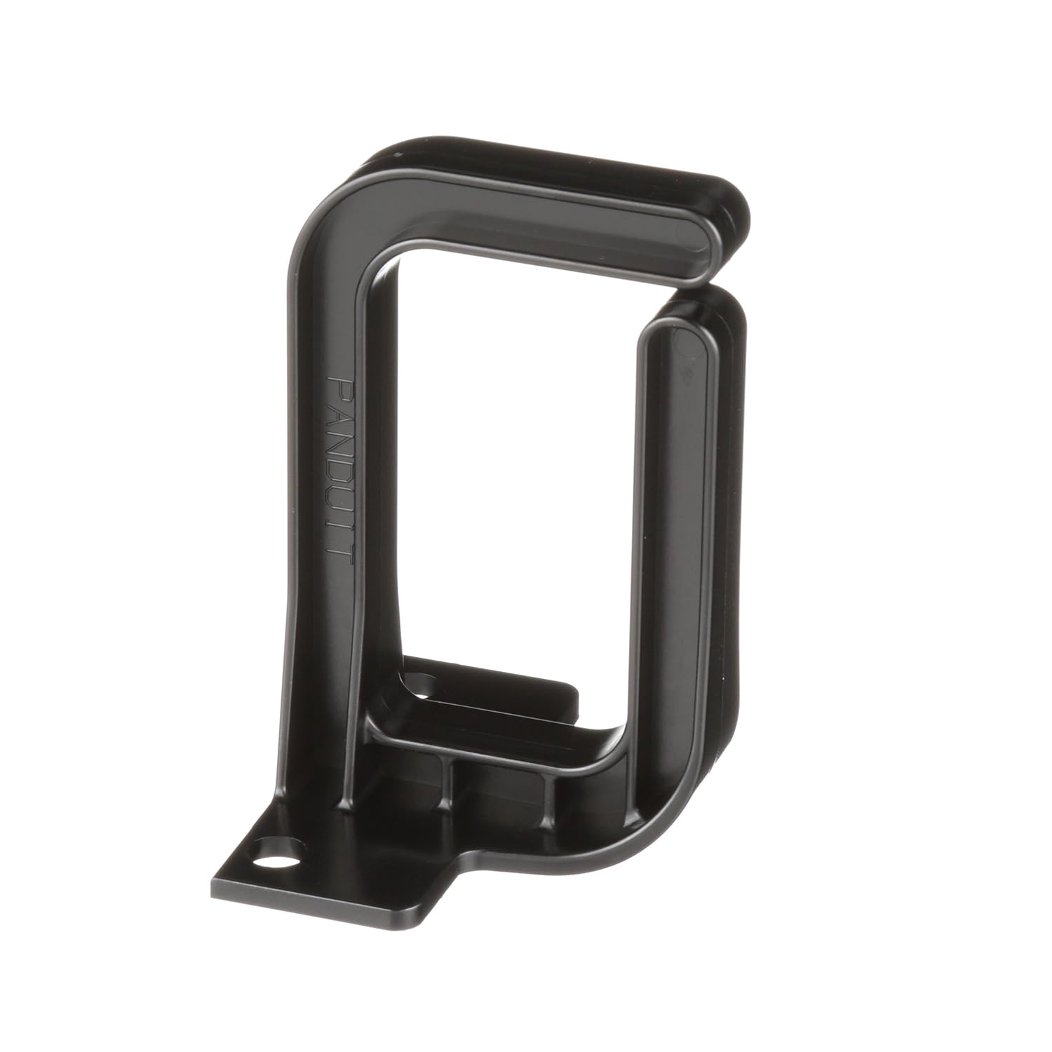 Panduit Vertical Cable Management D-Ring, Black Polycarbonate