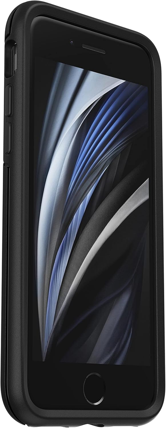 OtterBox iPhone SE 3rd/2nd Gen, iPhone 8/7 (Non-retail/Ships in Polybag) Symmetry Series Case - BLACK, ultra-sleek