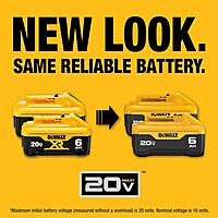 DEWALT 20V MAX 6 Ah Lithium Ion Battery 2-Pack (DCB206-2)