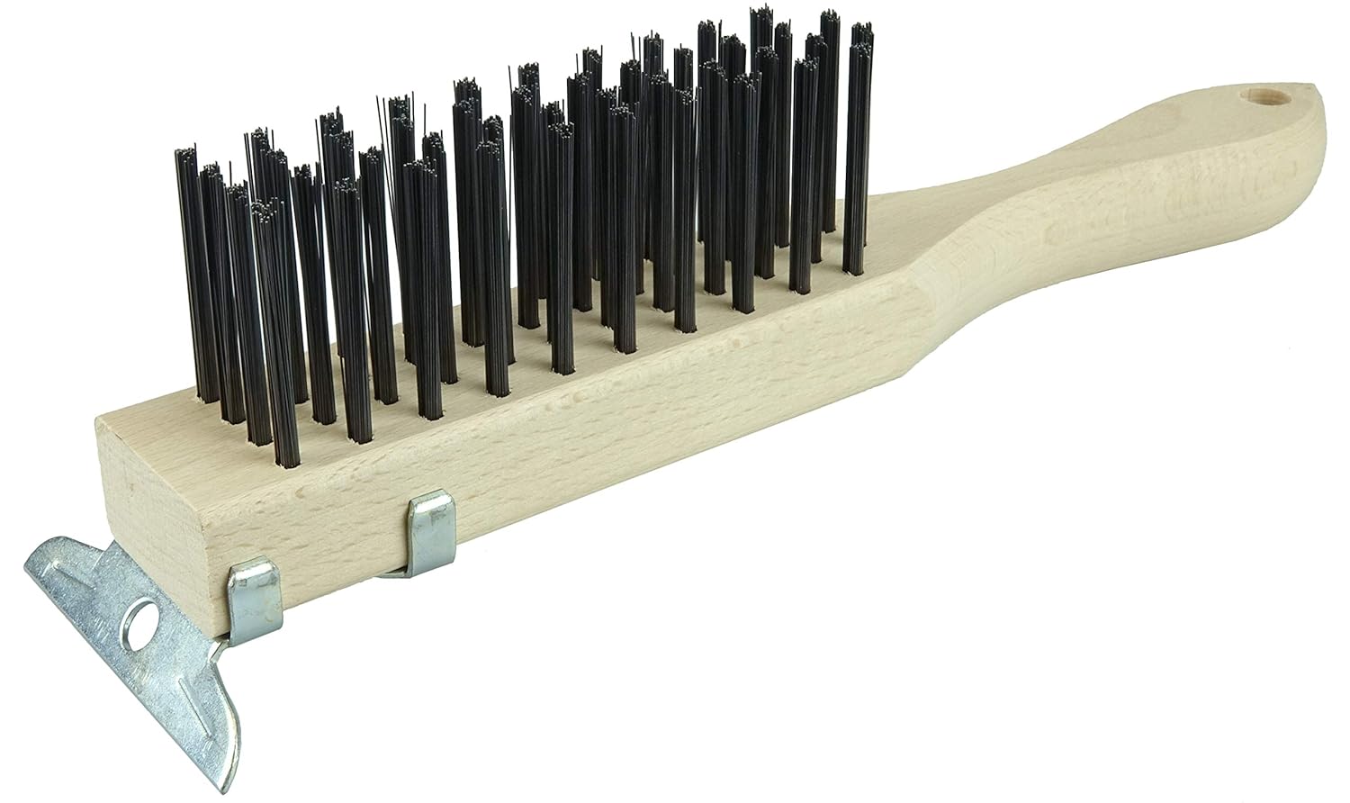 Weiler 44069 0.012" Wire Size, 5-1/2" Brush Length, 11-1/2" X 1-1/2" Block Size, 4 X 11 No. Of Rows, Steel Bristles
