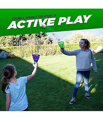 Click and Catch Twin Ball Launcher Game