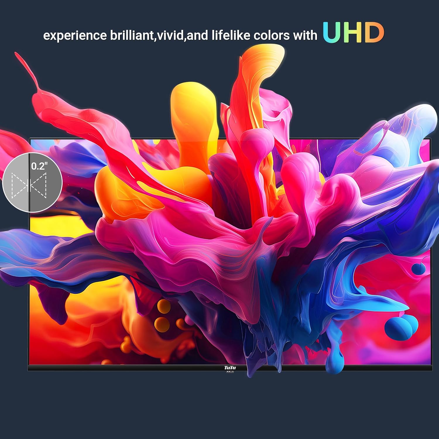 TuTu Televisor inteligente de 32 pulgadas 720P HD LED TuTu Televisor inteligente de 32 pulgadas 720P HD LED