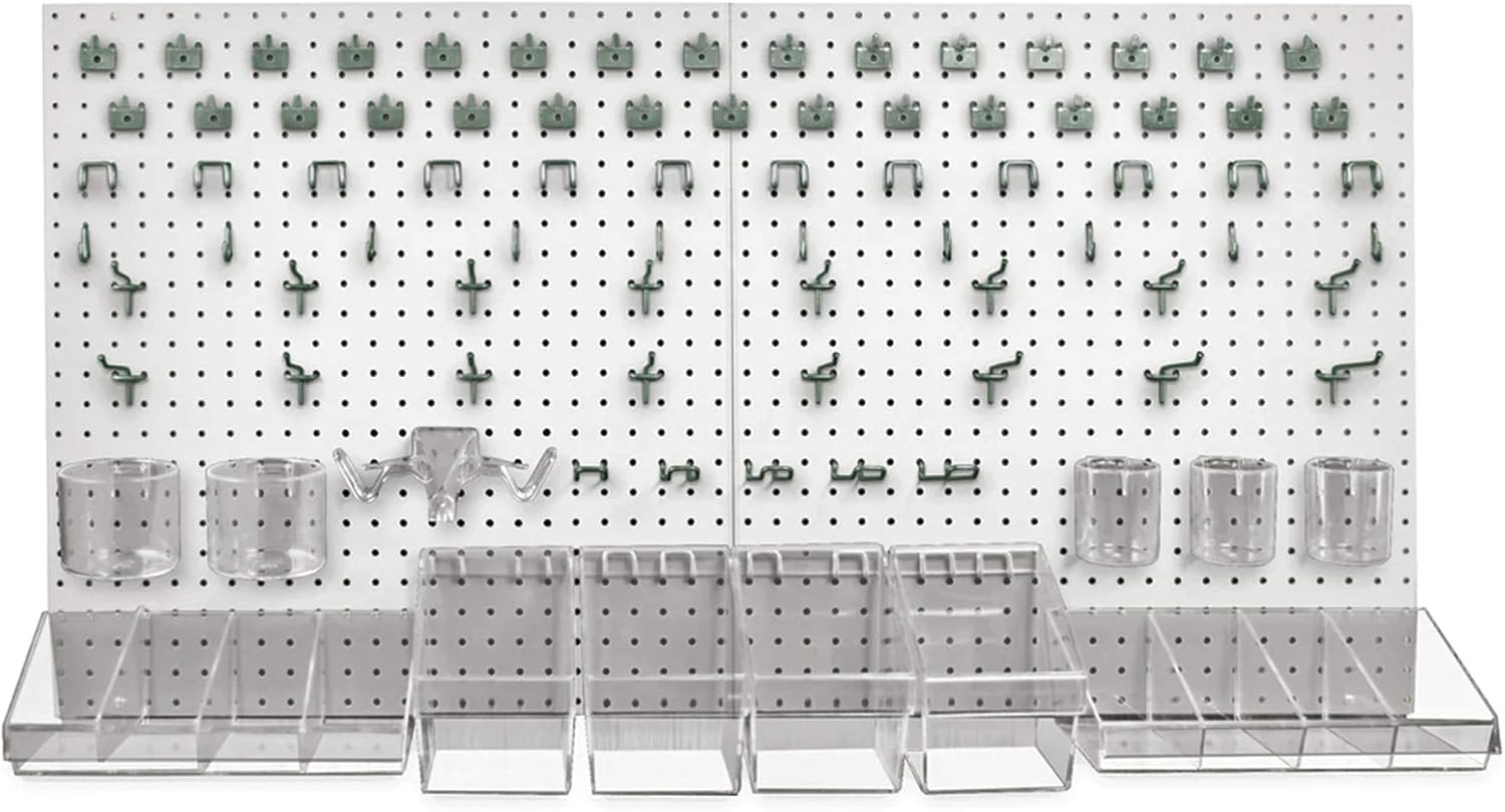 Azar Displays 125-Piece Pegboard Organizer Kit