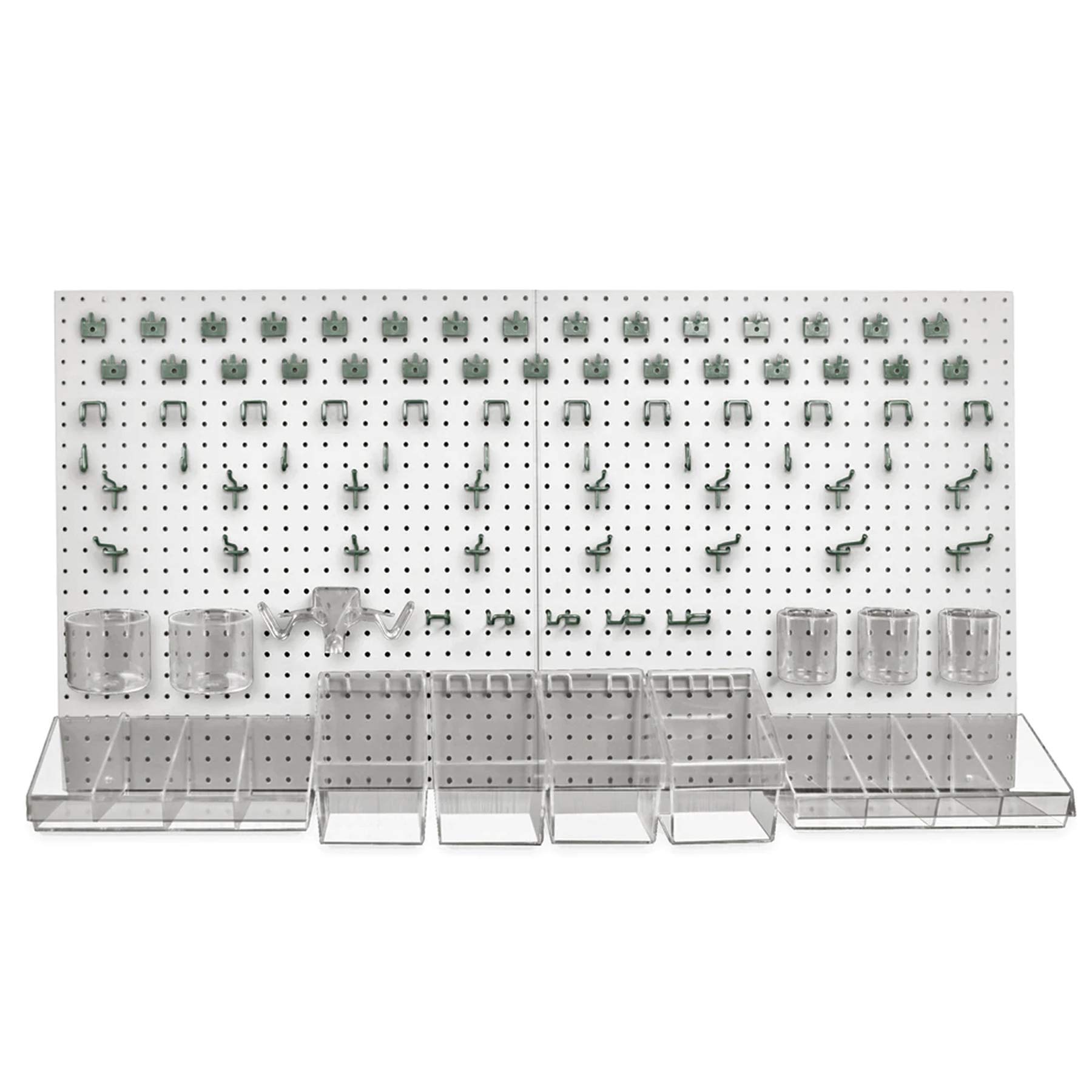 Azar Displays 125-Piece Pegboard Organizer Kit
