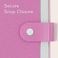 U Brands U-Eco 6 Pocket Poly Expandable Folder, Set of 3, Assorted Brights, Snap Button Closure, Letter Size (6592U01-12)