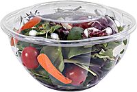 ECO-PRODUCTS Compostable Clear PLA Salad Bowls with Lids, Case of 150
