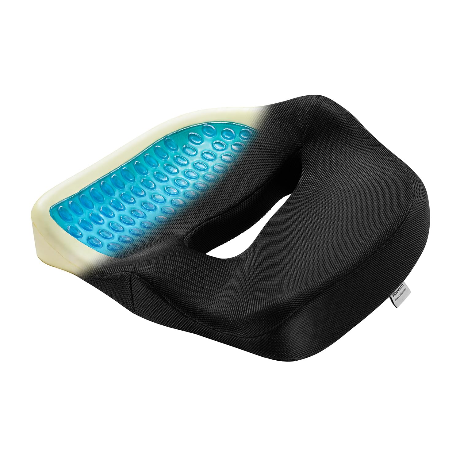 Mount-It! Office Seat Cushion, Premium Ergonomic Memory Foam with Cooling Gel