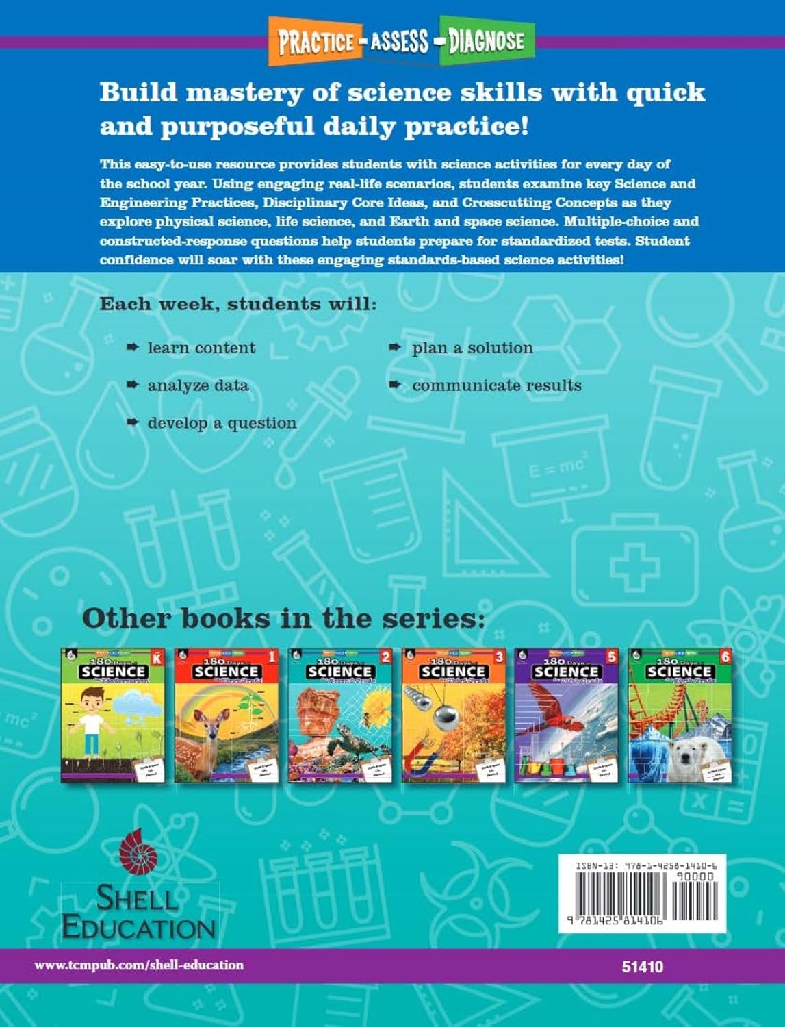 180 Days™: Science, Earth and Space Science for 4th Grade Practice Workbook for Classroom and Home