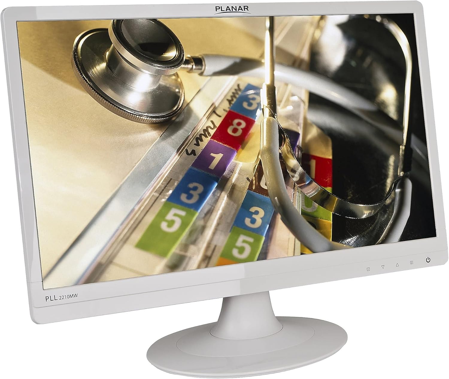 Planar PLL2210MW-WH 22-inch LED Monitor, White 997-6404-00