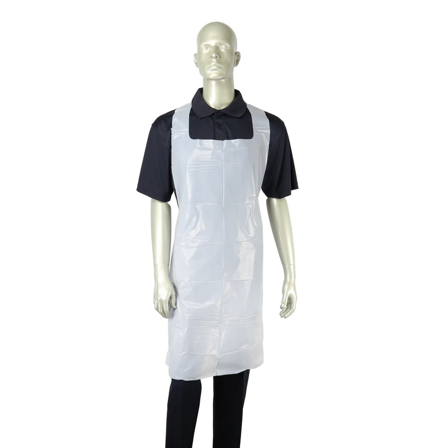 AmerCareRoyal Apron Boxed 28" x 46" 1.5 Mil Poly 5 / 100 cs