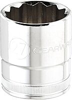 GEARWRENCH 1/2" Drive 12 Point Standard Metric Socket 27mm - 80812
