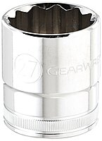 GEARWRENCH 1/2" Drive 12 Point Standard Metric Socket 27mm - 80812