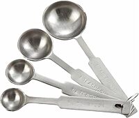Winco 4-Piece Stainless Steel Measuring Spoon Set