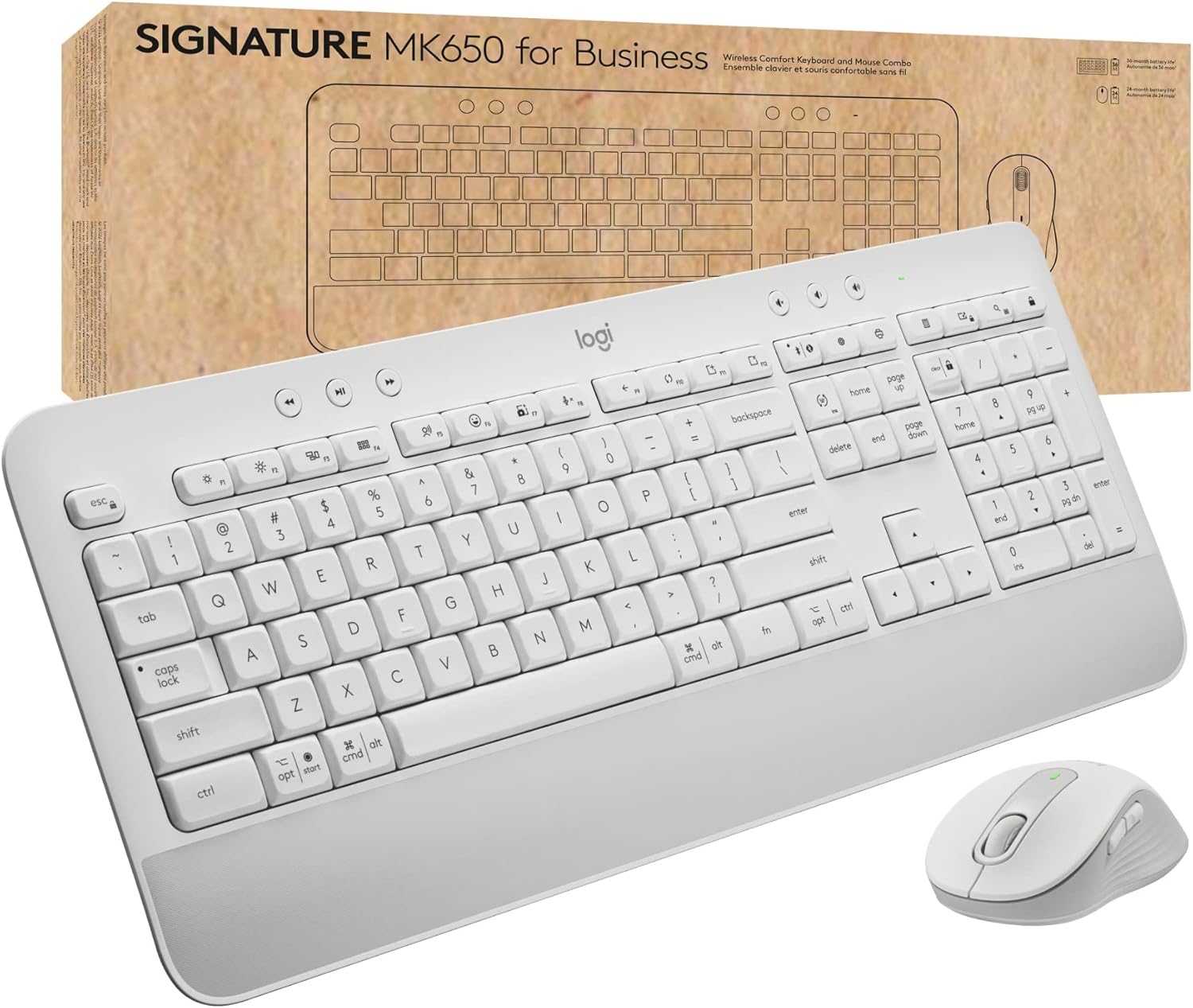 LOGITECH Signature MK650 Combo for Business - Wireless Keyboard and Mouse